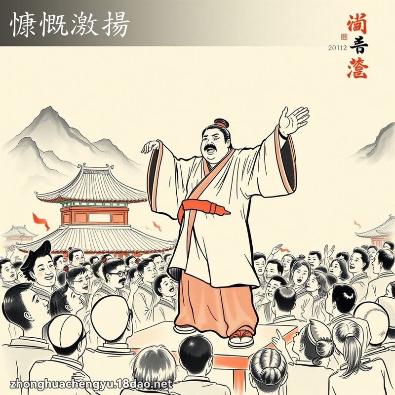 慷慨激揚 配图