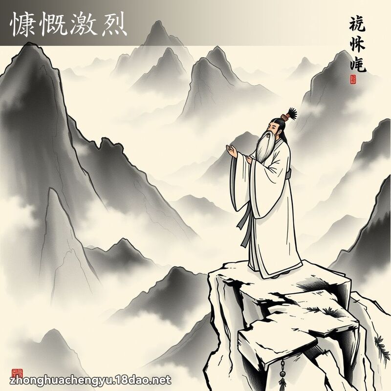 慷慨激烈 配图