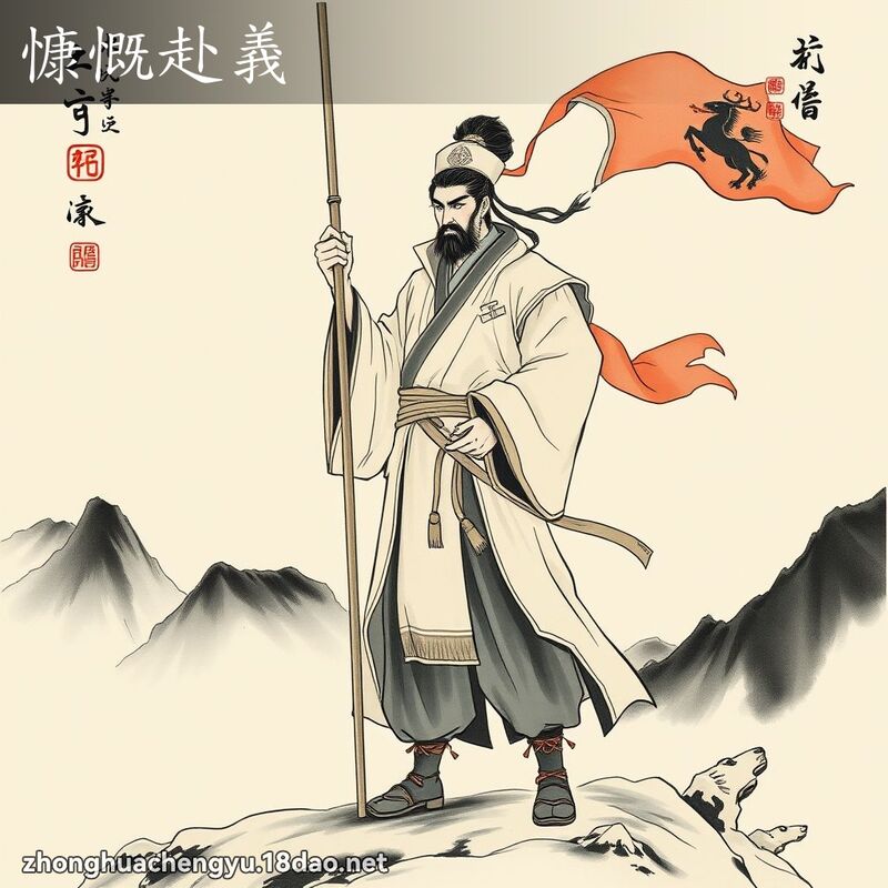 慷慨赴義 配图