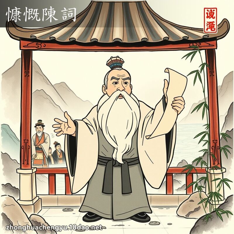 慷慨陳詞 配图