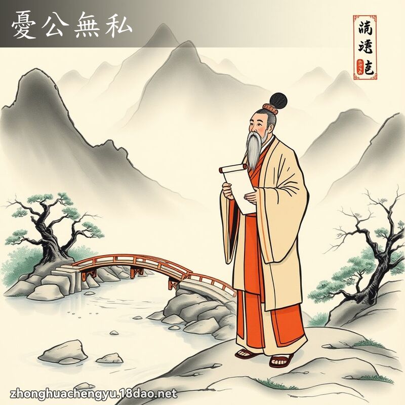 憂公無私 配图
