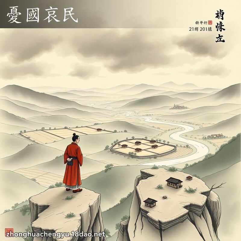 憂國哀民 配图
