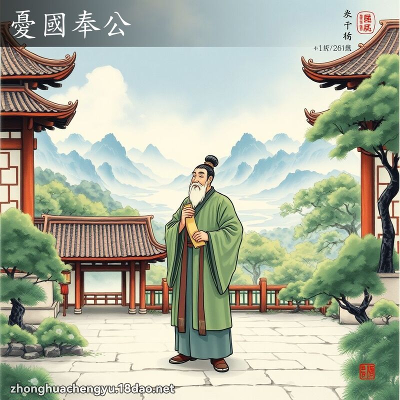憂國奉公 配图