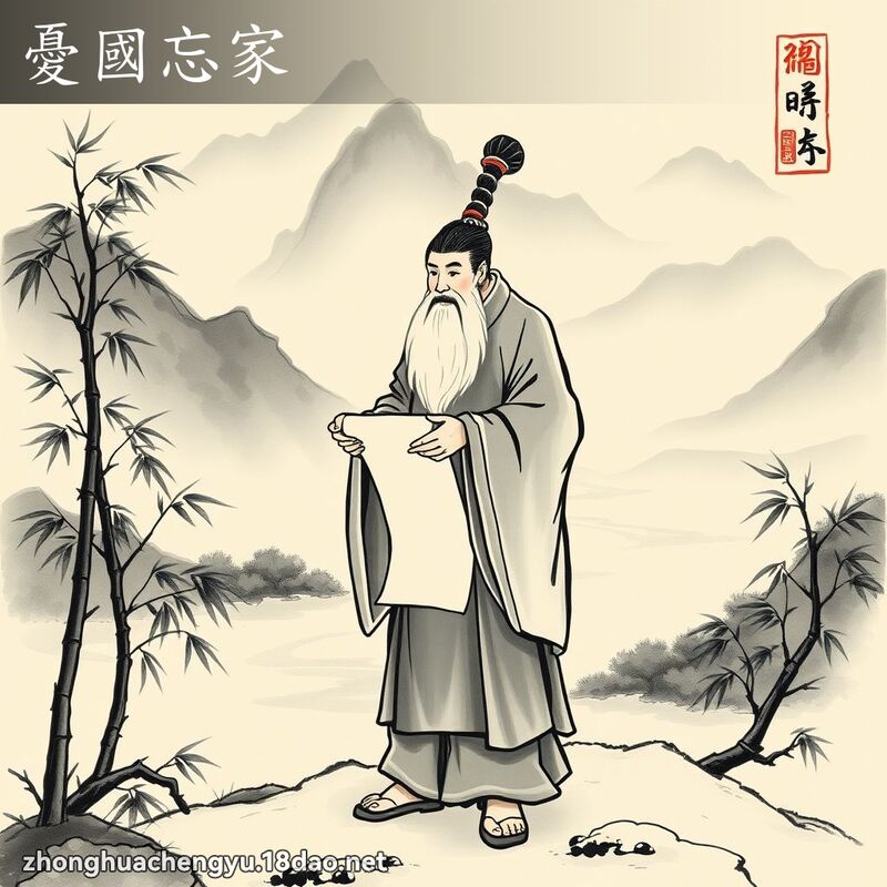 憂國忘家 配图