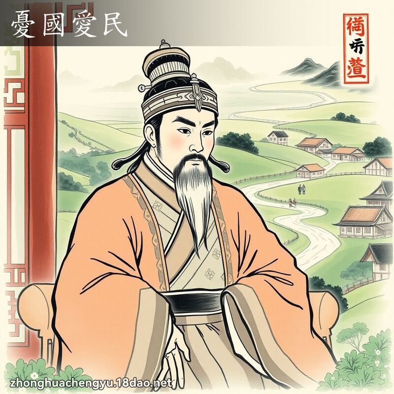 憂國愛民 配图