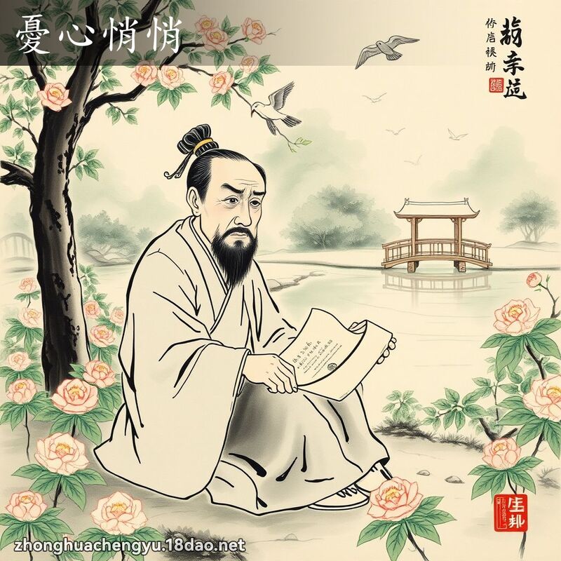 憂心悄悄 配图