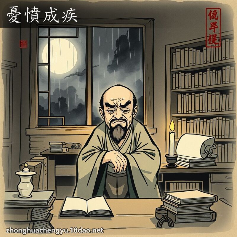 憂憤成疾 配图