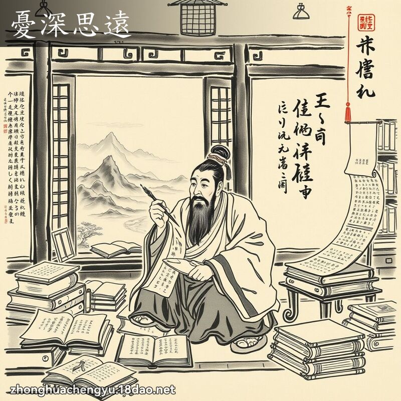 憂深思遠 配图