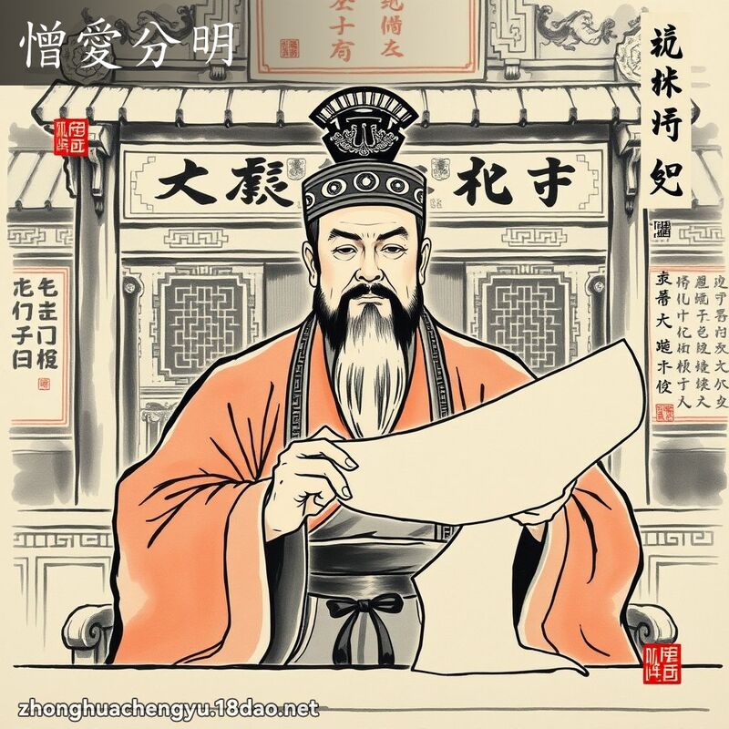 憎愛分明 配图