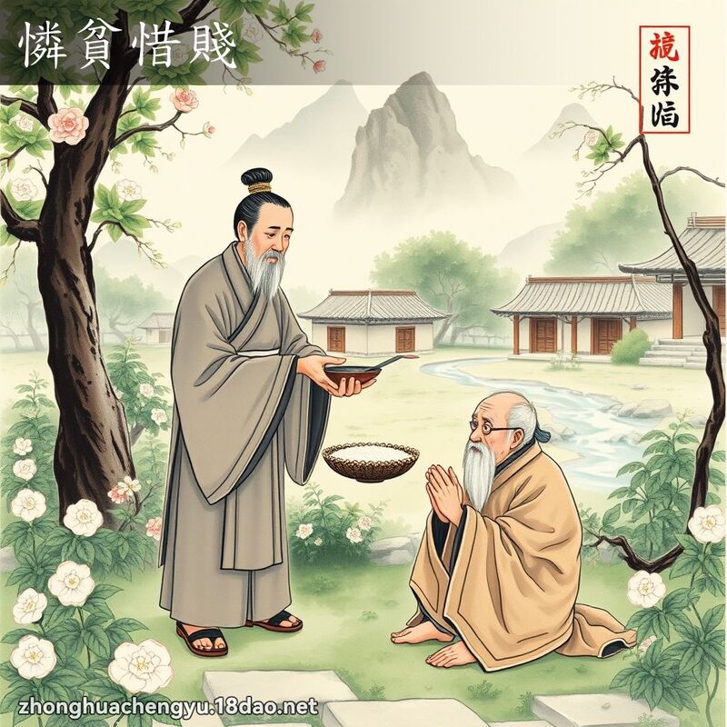 憐貧惜賤 配图
