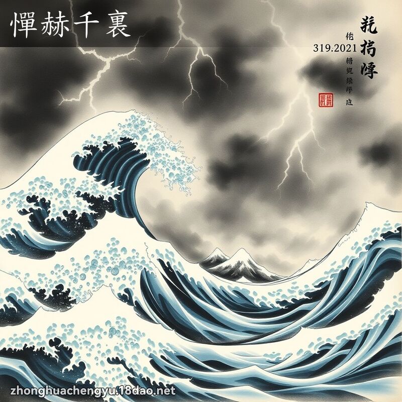 憚赫千裏 - 中華成語配圖
