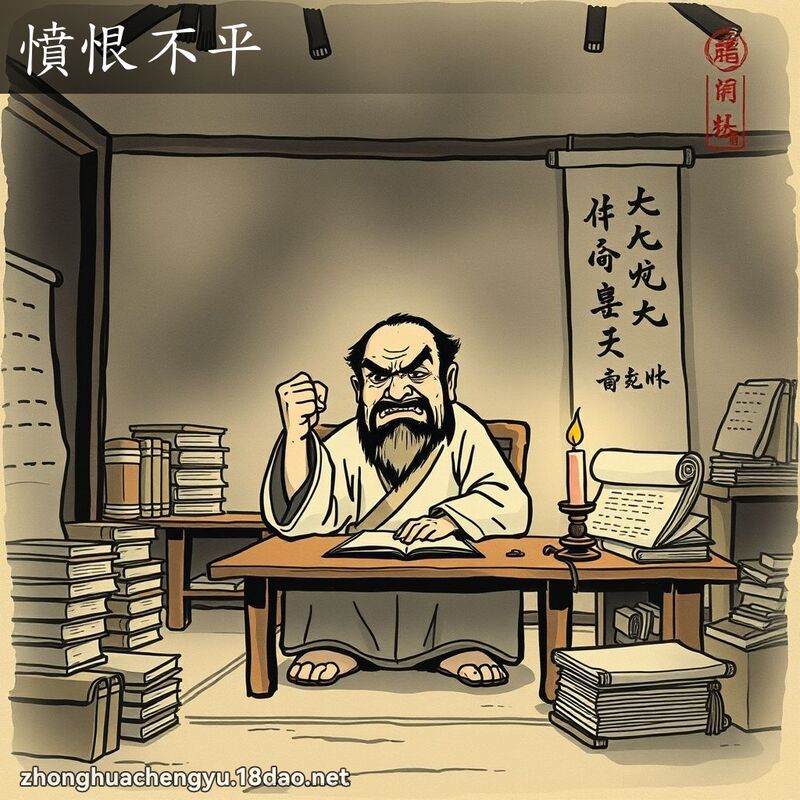 憤恨不平 配图
