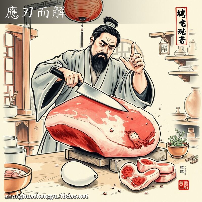 應刃而解 配图
