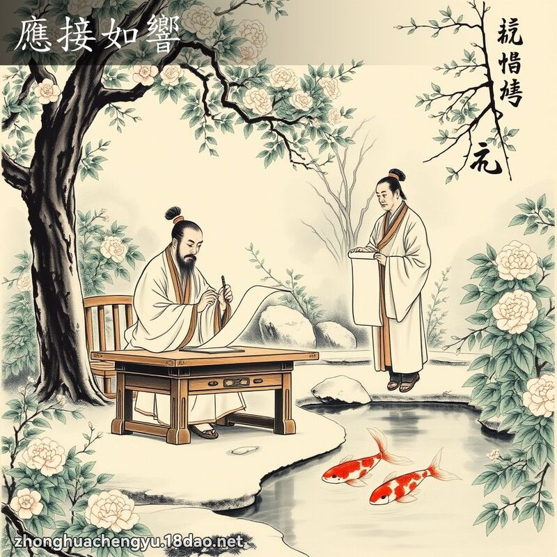 應接如響 配图