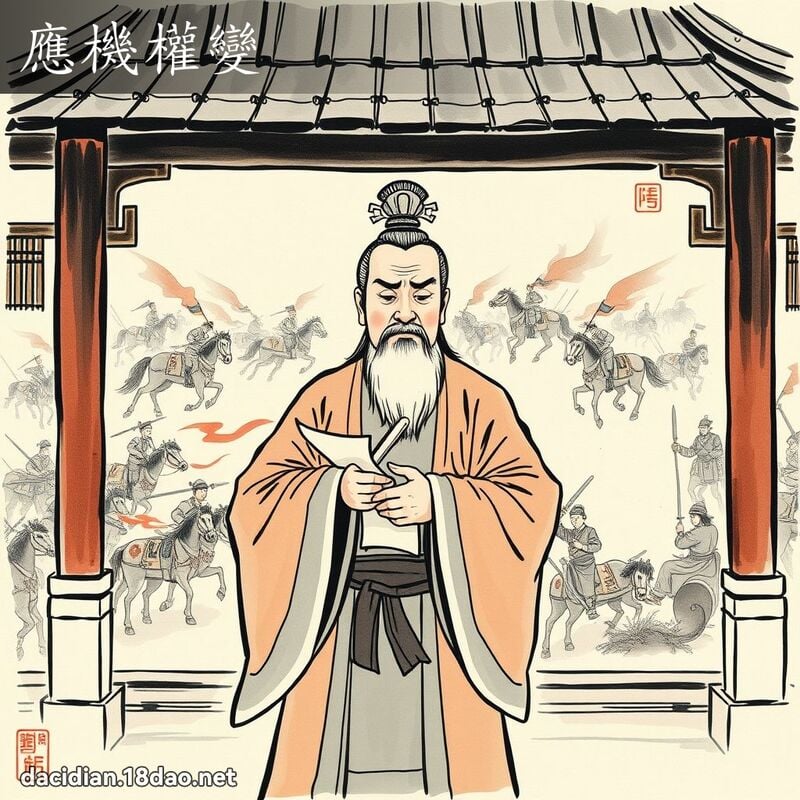 应机权变 - 中华成语配图