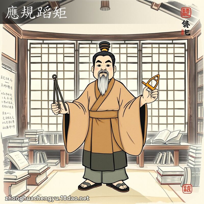 應規蹈矩 配图