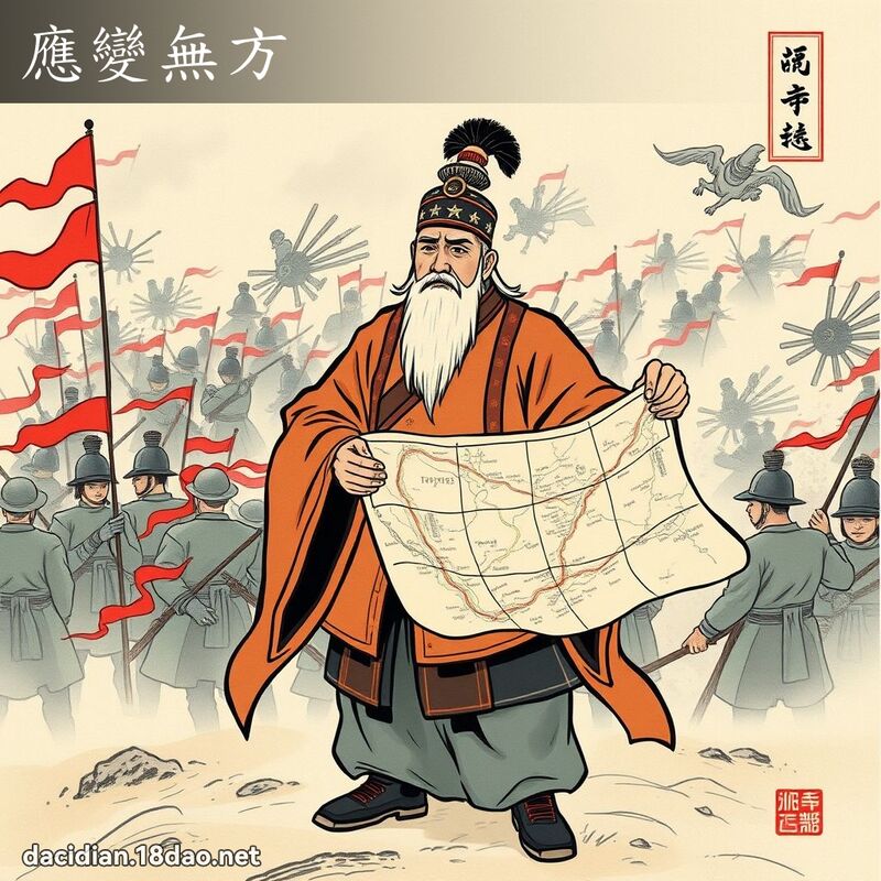 應變無方 - 中華成語配圖