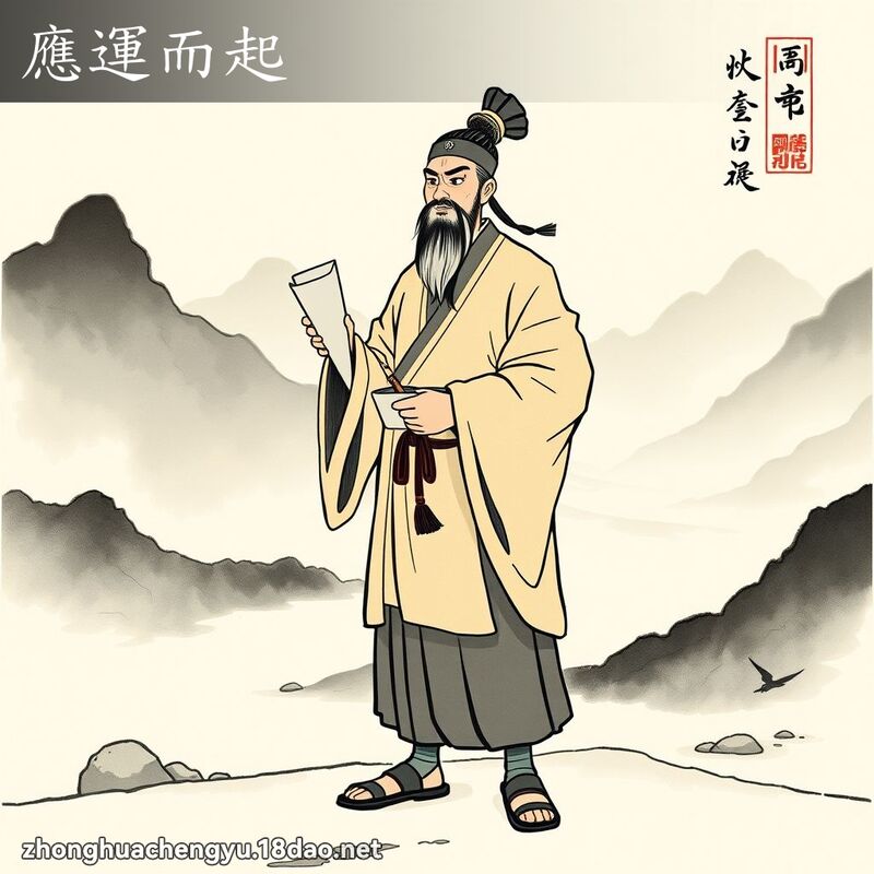 應運而起 配图