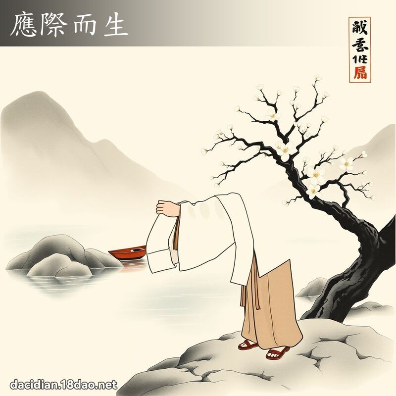 應際而生 - 中華成語配圖