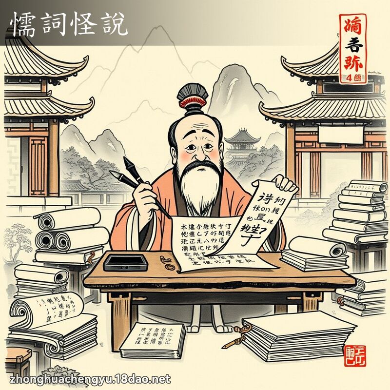 懦詞怪說 配图