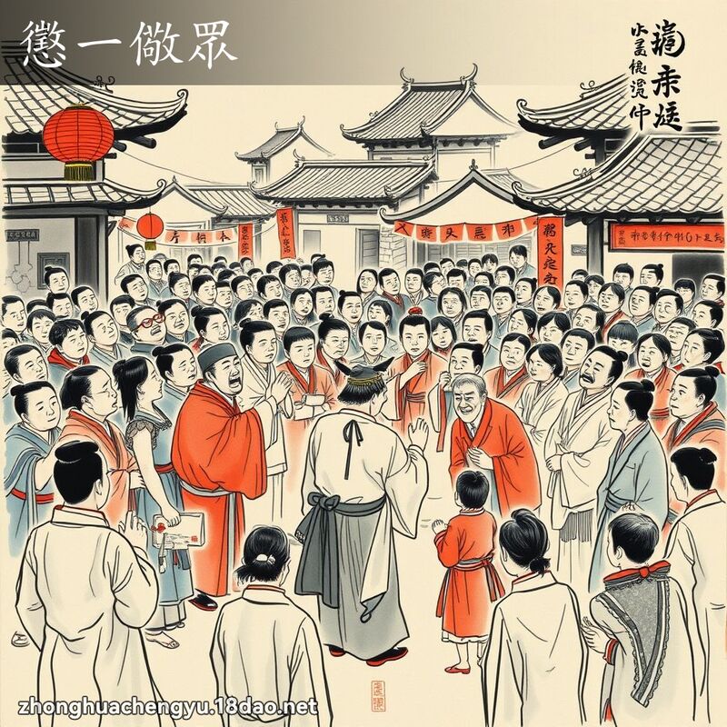 懲一儆眾 配图