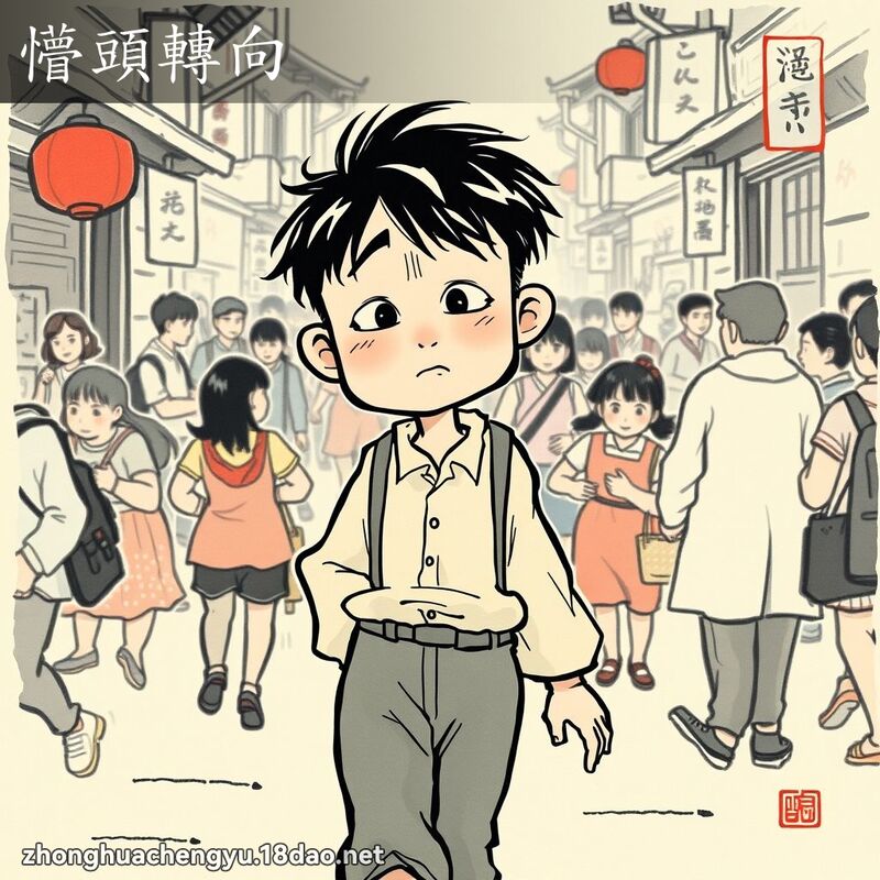 懵頭轉向 配图