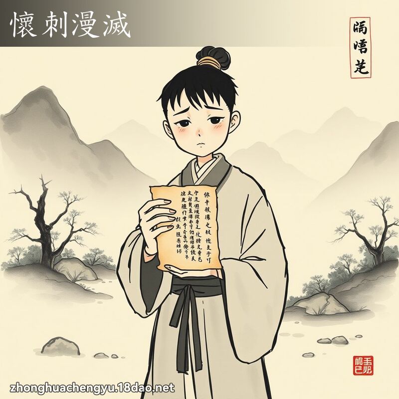 懷刺漫滅 配图