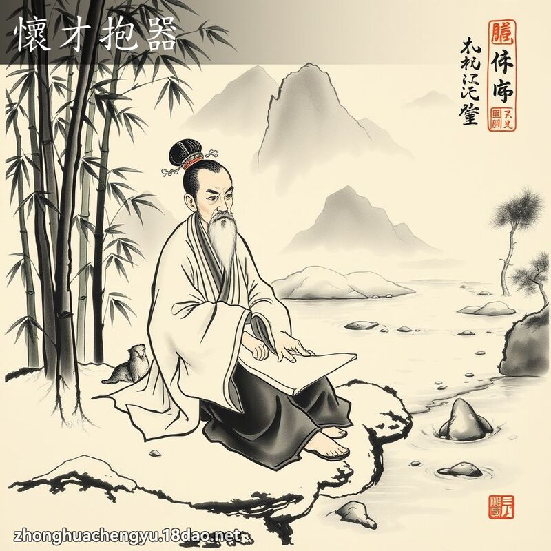 懷才抱器 配图