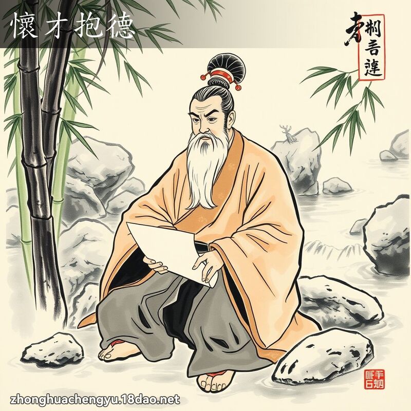 懷才抱德 配图