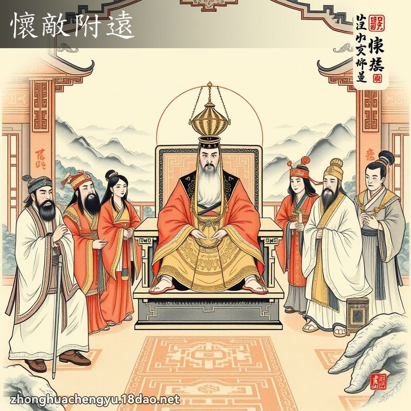 懷敵附遠 配图