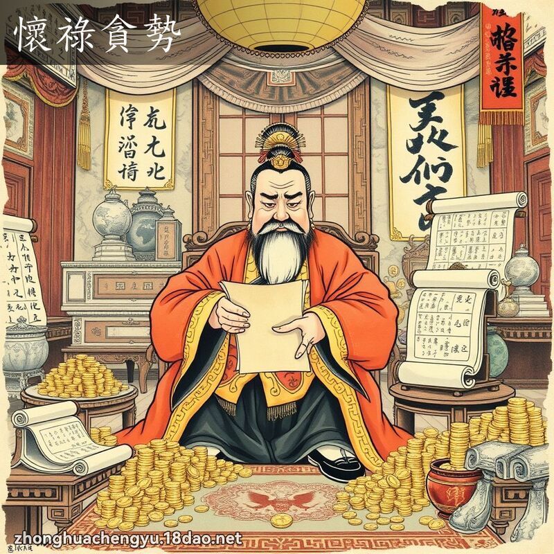 懷祿貪勢 配图