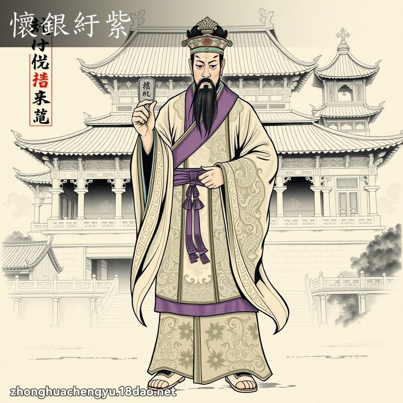 懷銀紆紫 配图