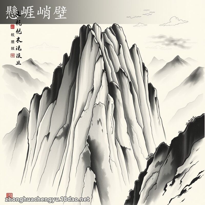 懸崕峭壁 配图