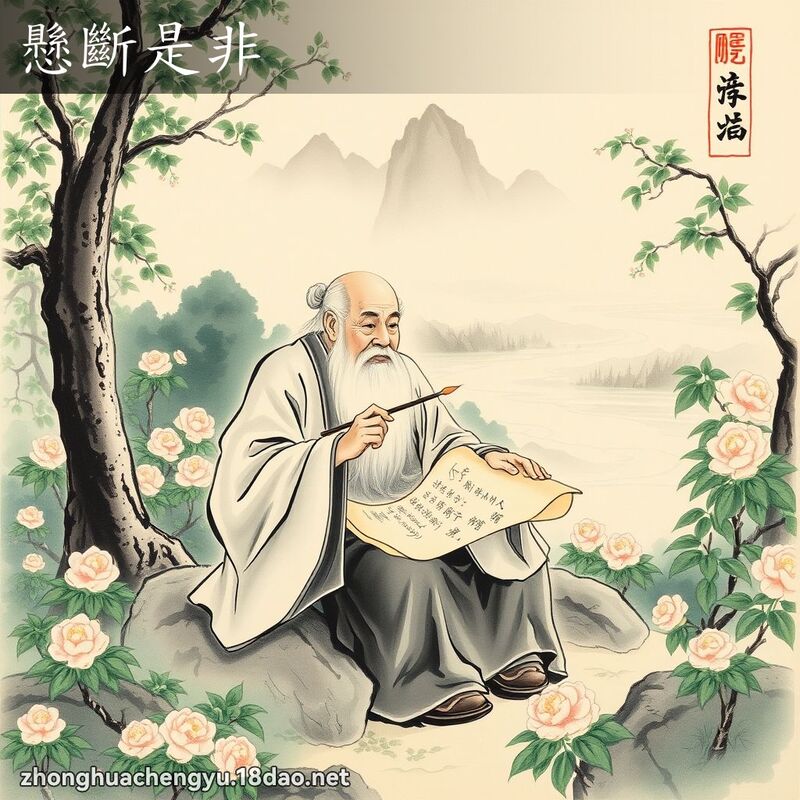 懸斷是非 配图