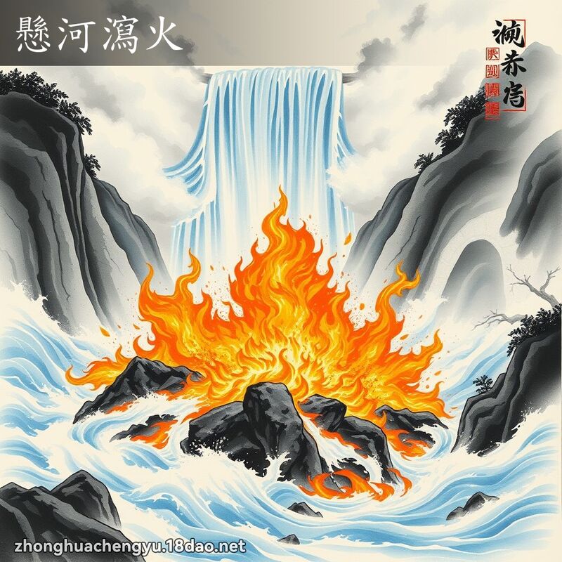 懸河瀉火 配图