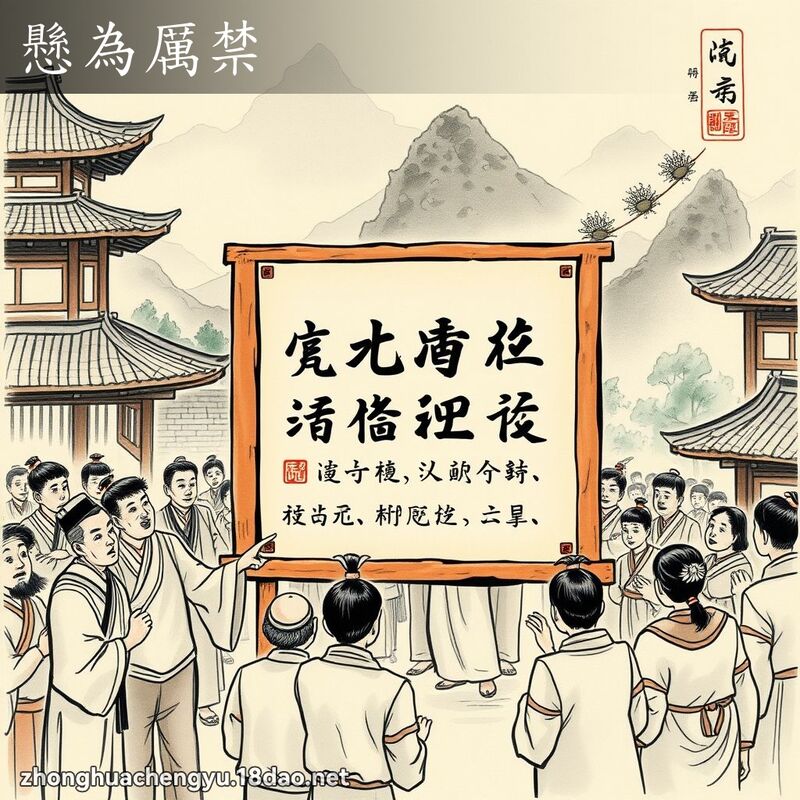 懸為厲禁 配图