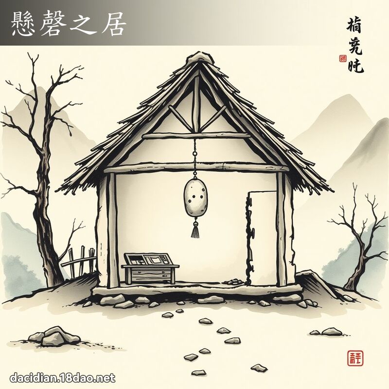 悬磬之居 - 中华成语配图