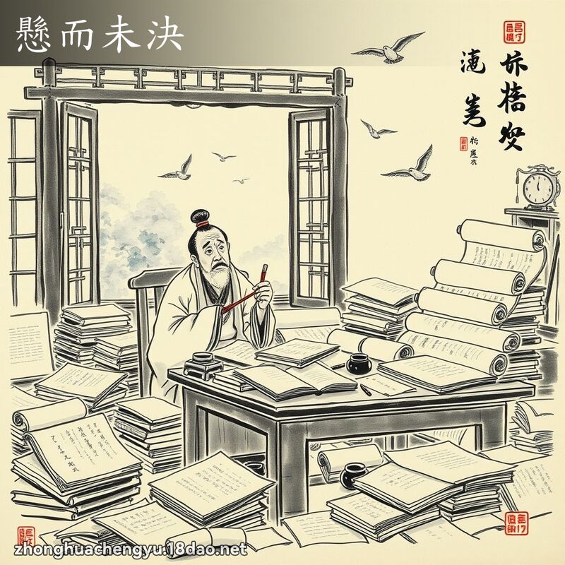 懸而未決 配图