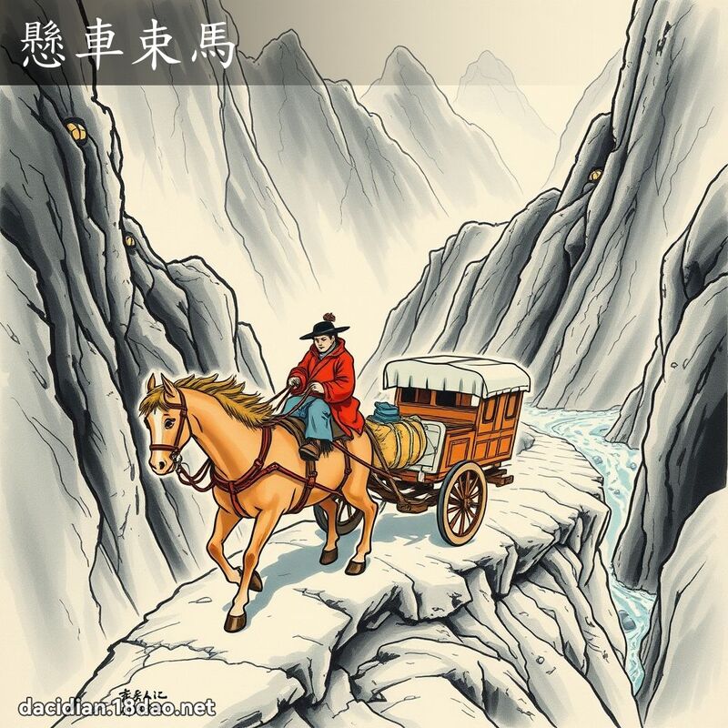 悬车束马 - 中华成语配图