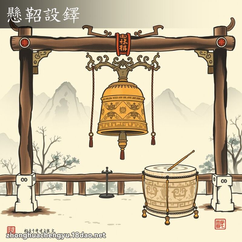 懸鞀設鐸 配图