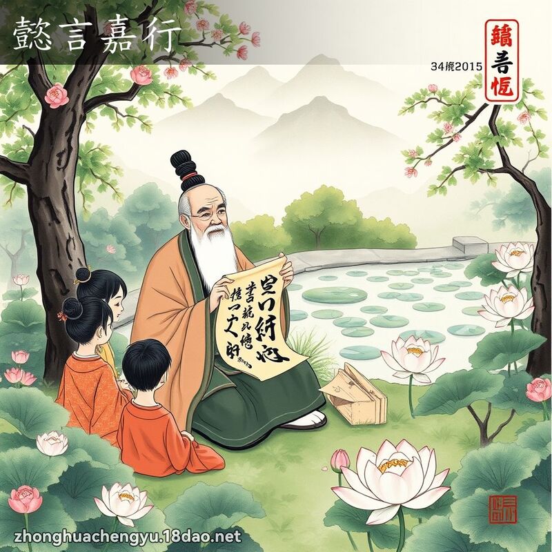 懿言嘉行 配图