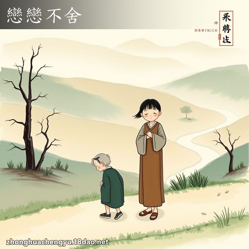 戀戀不舍 配图