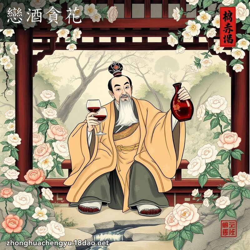 戀酒貪花 配图