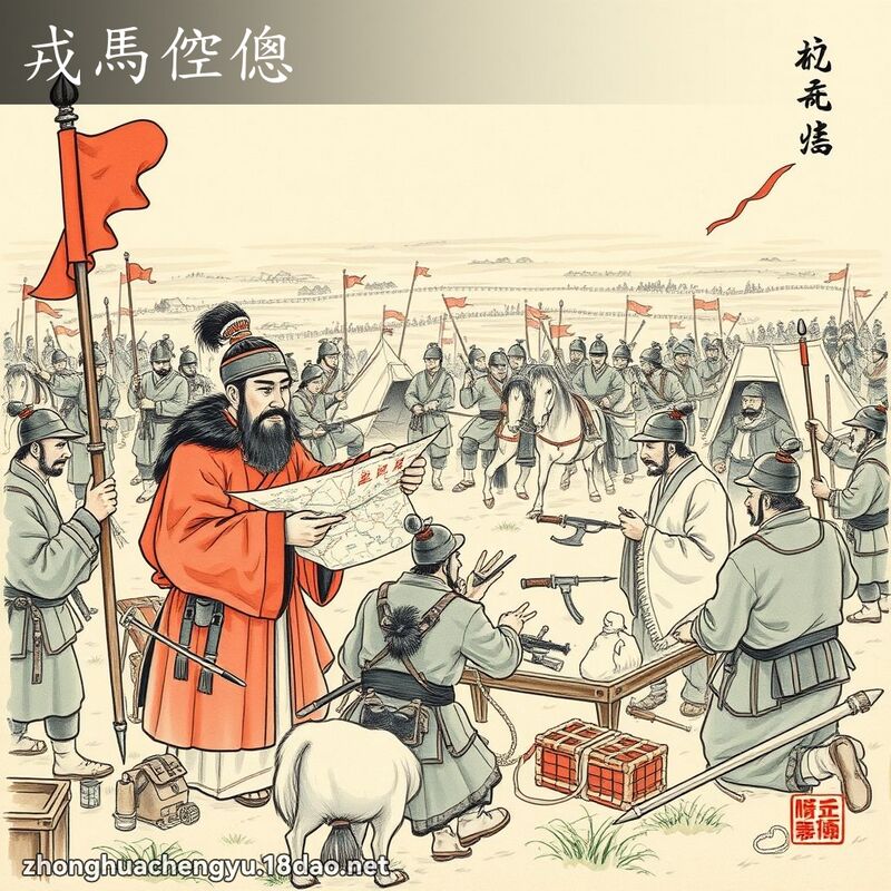 戎馬倥傯 配图