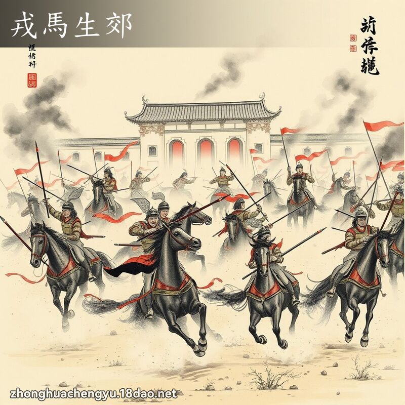 戎馬生郊 配图