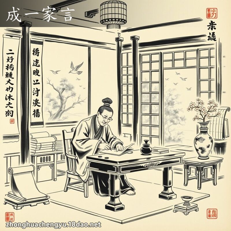 成一家言 配图