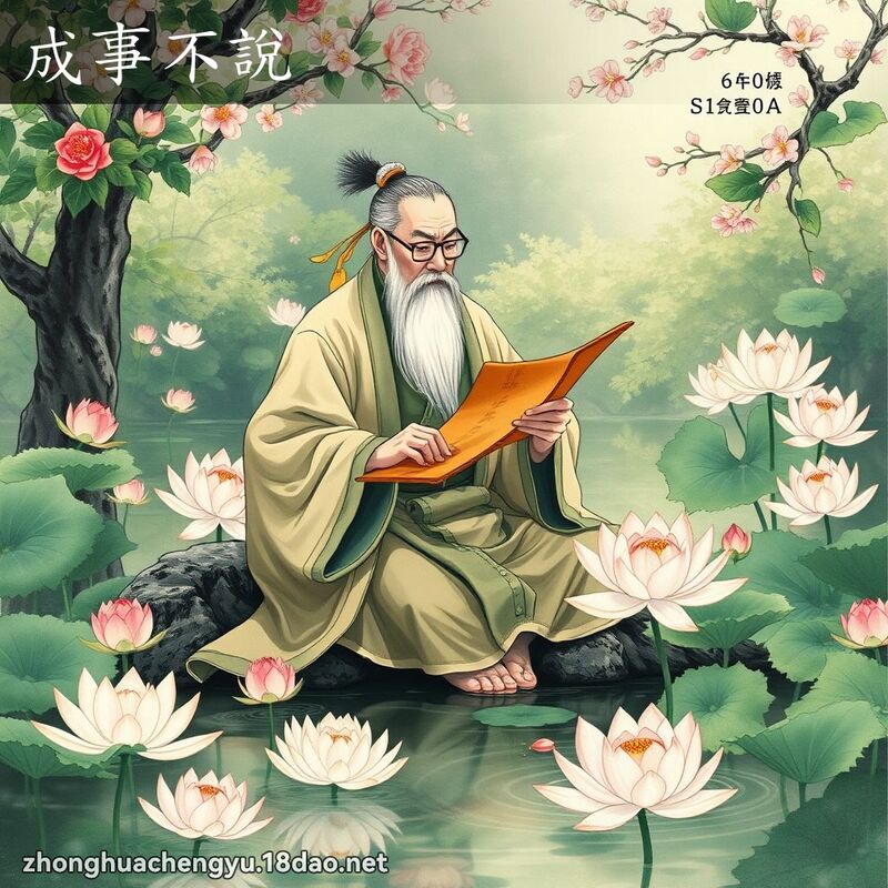 成事不說 配图