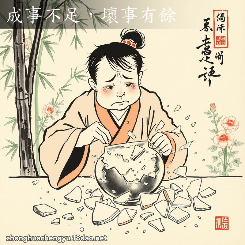 成事不足,壞事有餘 配图