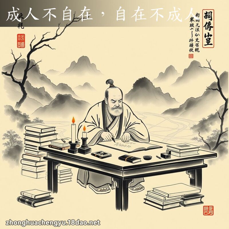 成人不自在,自在不成人 配图