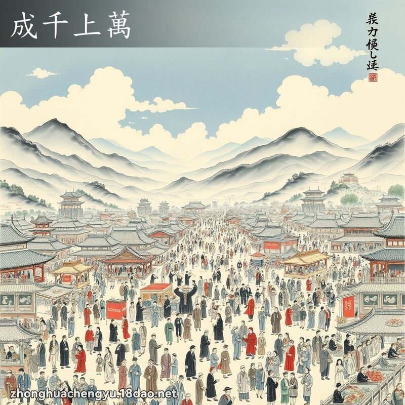 成千上萬 配图